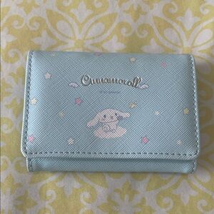 2/$20 Miniso Cinnamoroll Wallet Light Blue EUC Tiny marker point stains see pics